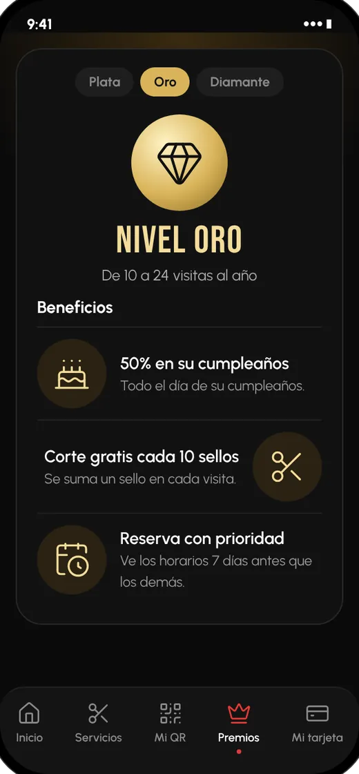 Premios y niveles